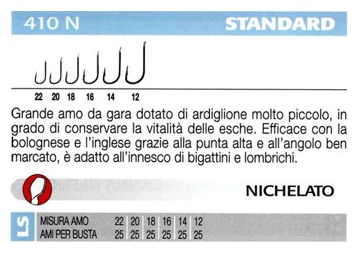 Offerte prezzi Gamakatsu Ami serie 410 N Gamakatsu Ami serie 410 N